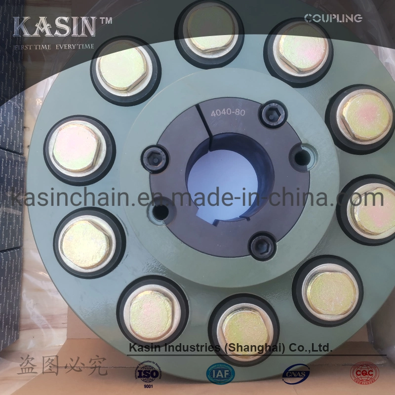 Transmission Parts Shaft Coupling Model FCL 4040-80 with Taper Bush for Industrial Equipment Supply Good Price by Kasin