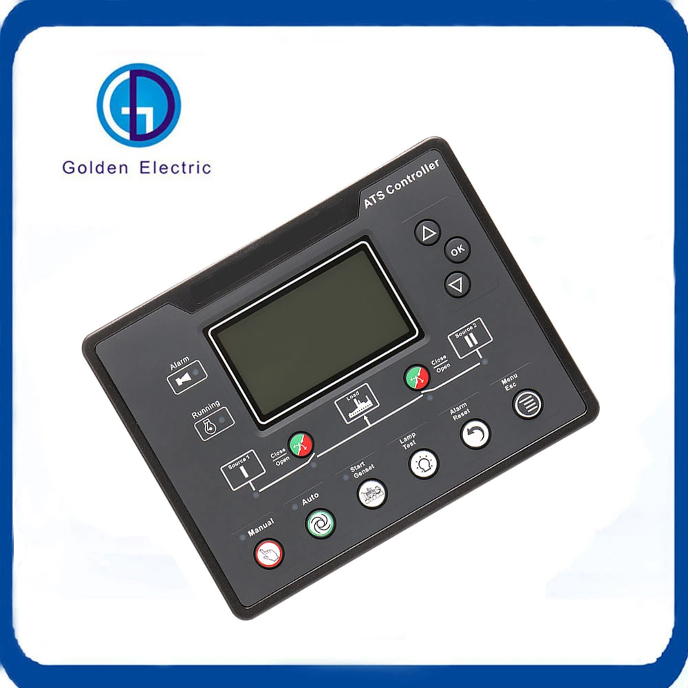 Intelligent ATS Generator Electronic Controller ATS Control Module Auto Start Controller with LCD Display ATS Controller