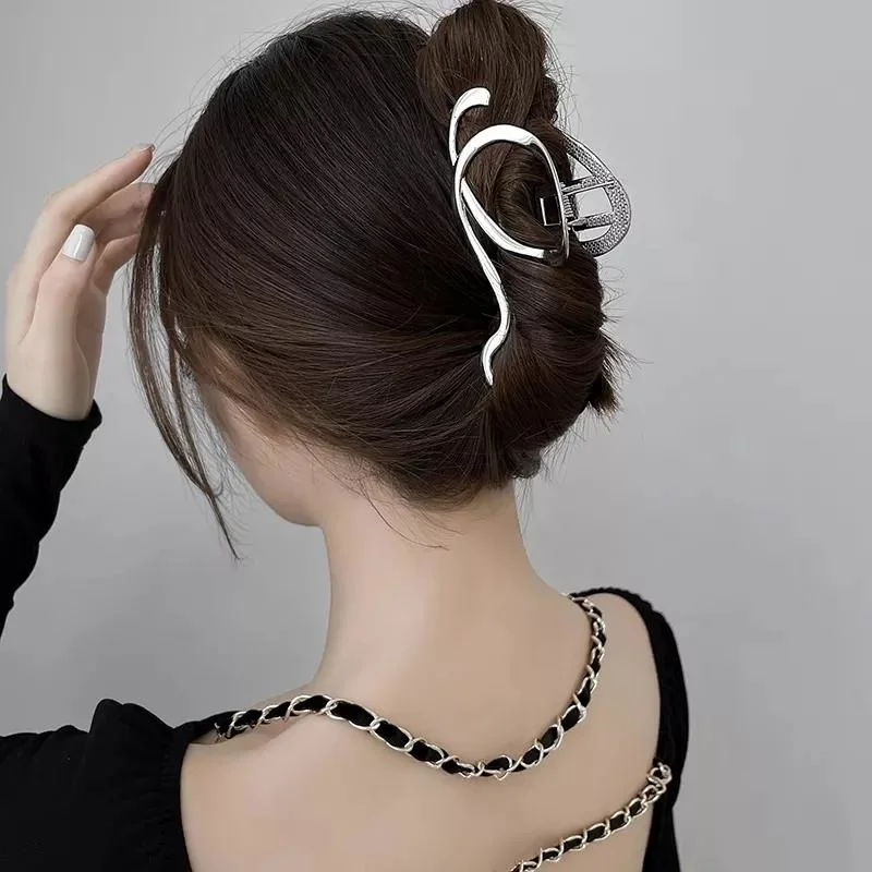 Large Retro Fashion Girl Hair Clip New Ladies Headdress Hair Accessories 2023