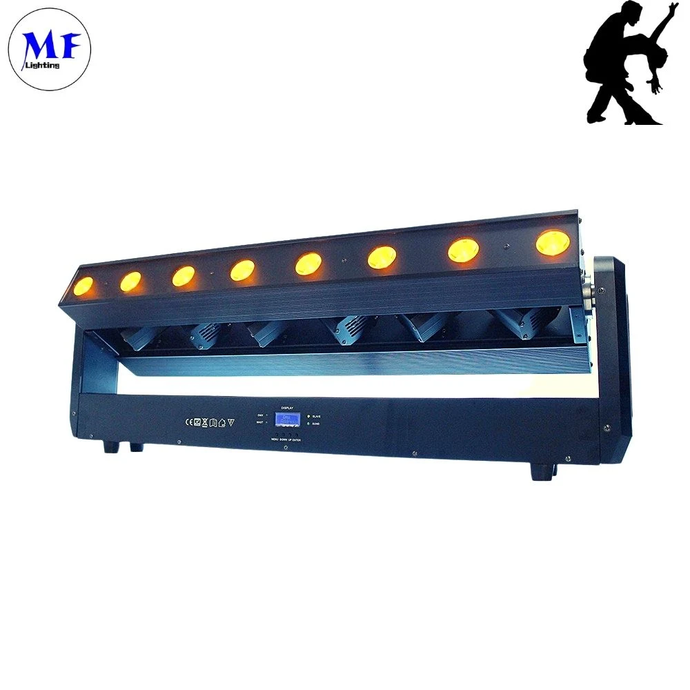 300W Multifunctional Hallbar Slow Roll Bar Moving Head Laser Beam Bar Stage Light LED DJ Lights 6 Laser+8 Beam+8strobe LED Moving Head Beam Bar Stage Light