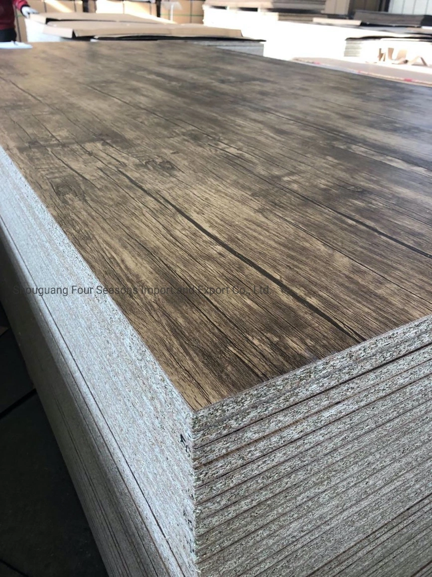 E1 Warterproof Green Core Melamine Particle Board for Furniture