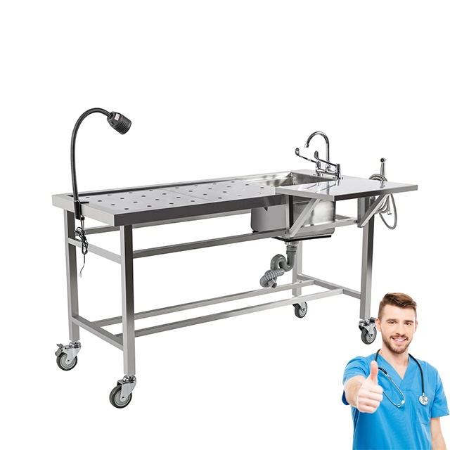 Hot Sale Working Table Autopsy Table for Dissection Anatomical Table with Low Price