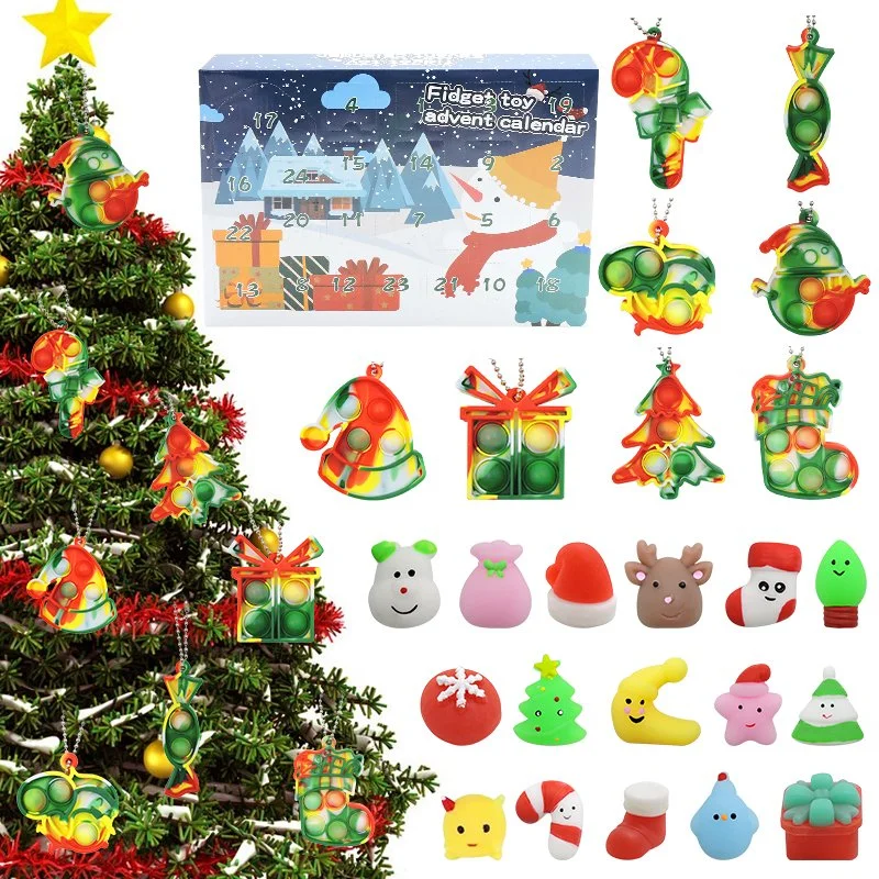 Atacado Popular Crianças presente Anti Stress Toy Set Natal Halloween Jogos de brincar Fidget