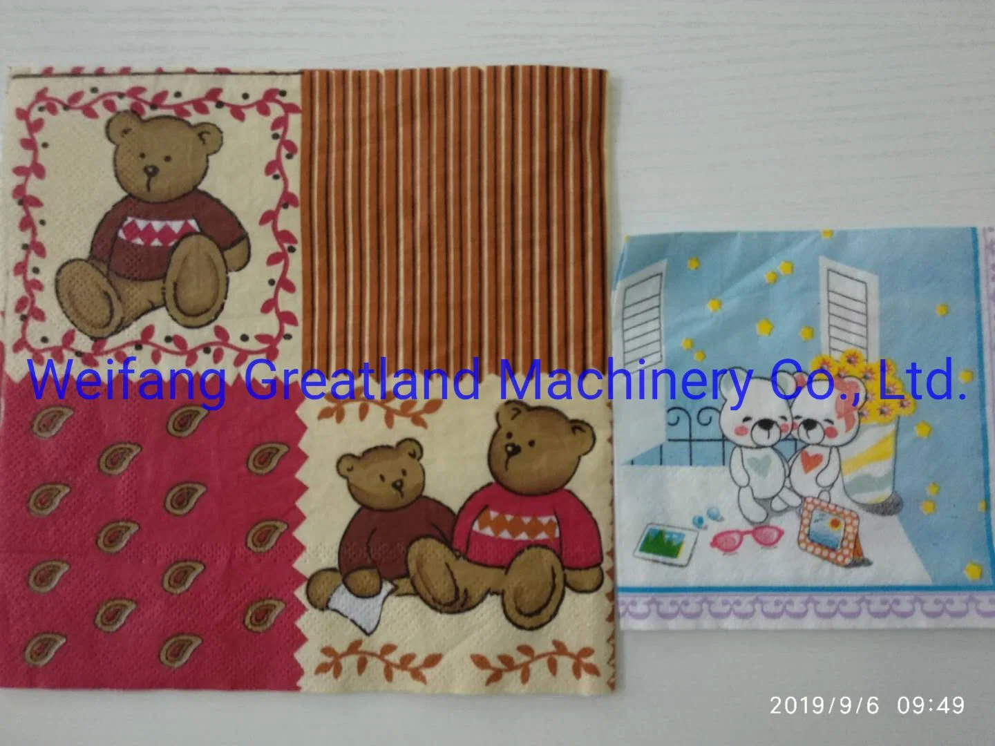 L Fold Table Napkin Paper Folder