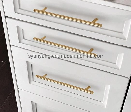 Yanyang fábrica Golden Chrome móvel armário porta botões punho amostra Personalização