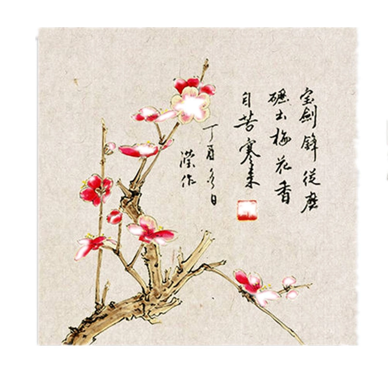 Art Abstract Painting Calligraphy Stretched Chinese Canvas Environmentally Friendly