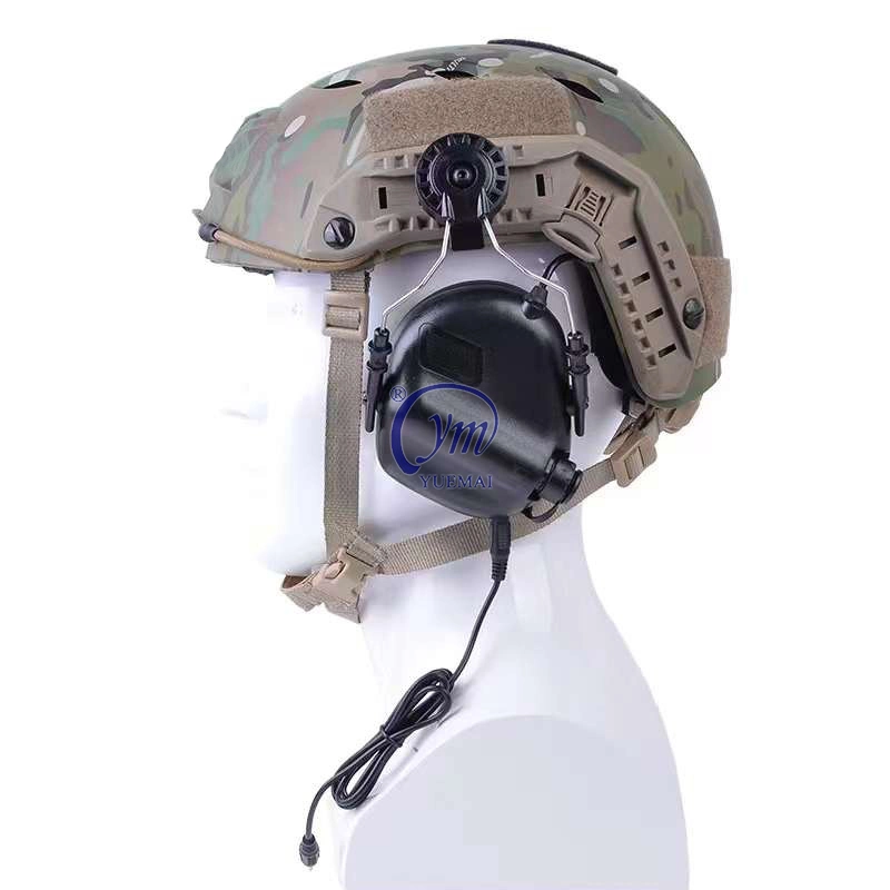 Tactical Hearing Protection Fast Helmet Headset Military Outdoor Pickup Noise Cancelling Headphones