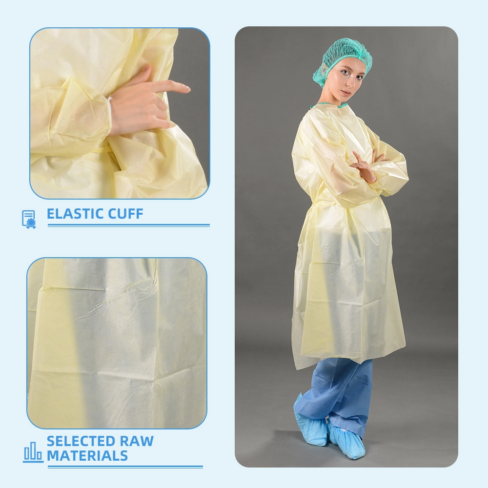 PP Nonwoven Isolation Gown, Disposable, Useful and Cheap Price