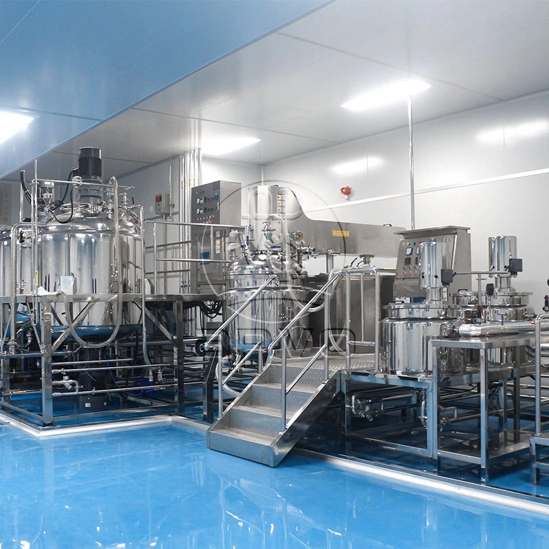 High Shear Cosmetic Mixer Homogenizer Cream High Pressure Homgenizer Mixing Tank