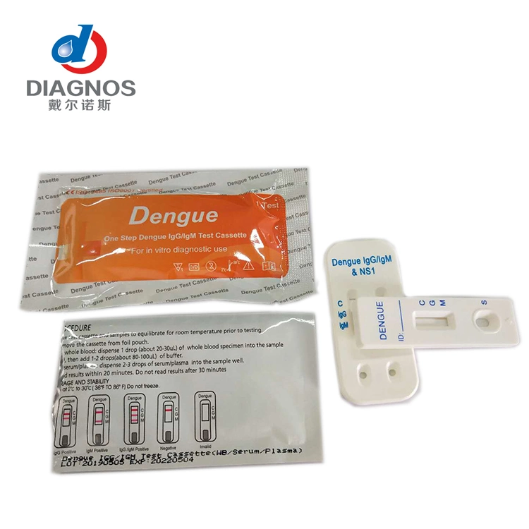 Promoción ahora! El Dengue Igg, Igm ns 1 de la prueba combinada de casete de prueba de Dengue