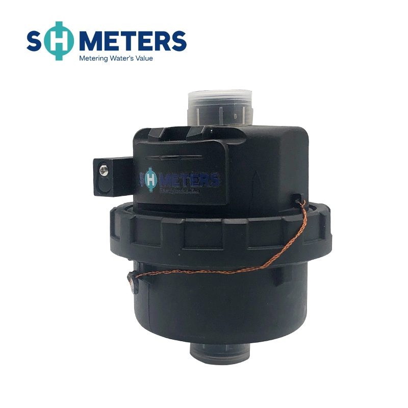 R160 clase C DN15mm Kent latón mecánico vertical plástico frío Medidor de flujo de agua volumétrico