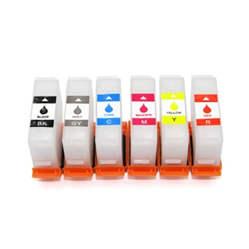 Ocbestjet T01u1-T01u6 Refillable Ink Cartridges for Epson Expression Photo HD XP-15010 15080 (CHN)