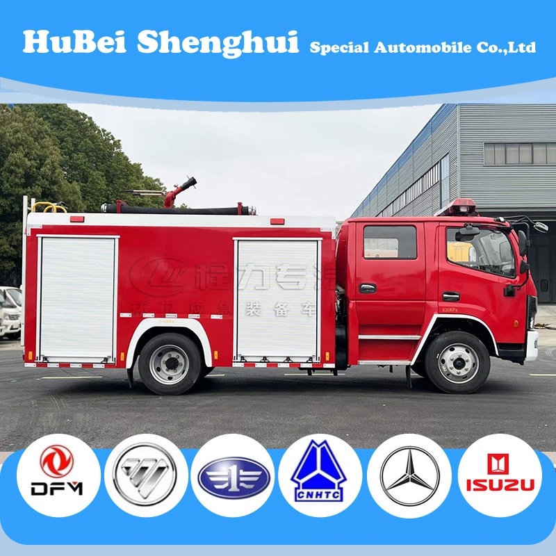 China Fire Fighting Water Tank Truck Dongfeng 4X2 5ton 5000L Water and Foam Fire Rescue Fighting Truck Fire Fighting Equipment with Good Quality and Good Price