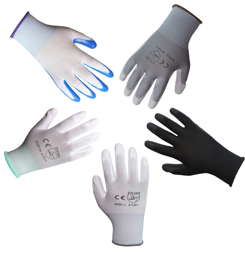 Seamless Knit Nylon Foam Nitrile Coated Safety Work Gloves Ideal for General Purpose, Automotive, Home Improvement, Painting