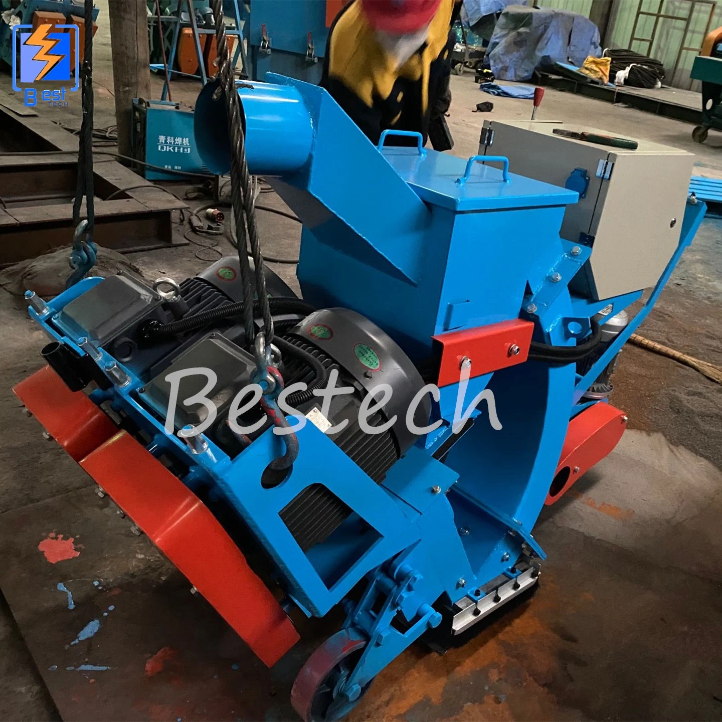 Ship Deck Rust Removal Shot Blasting Machine