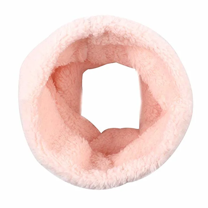 Toddler Pink Lenço Loop Mola quentes piscina interior e filhos lenço colar as crianças mais quentes do pescoço Cachecol 1-6y