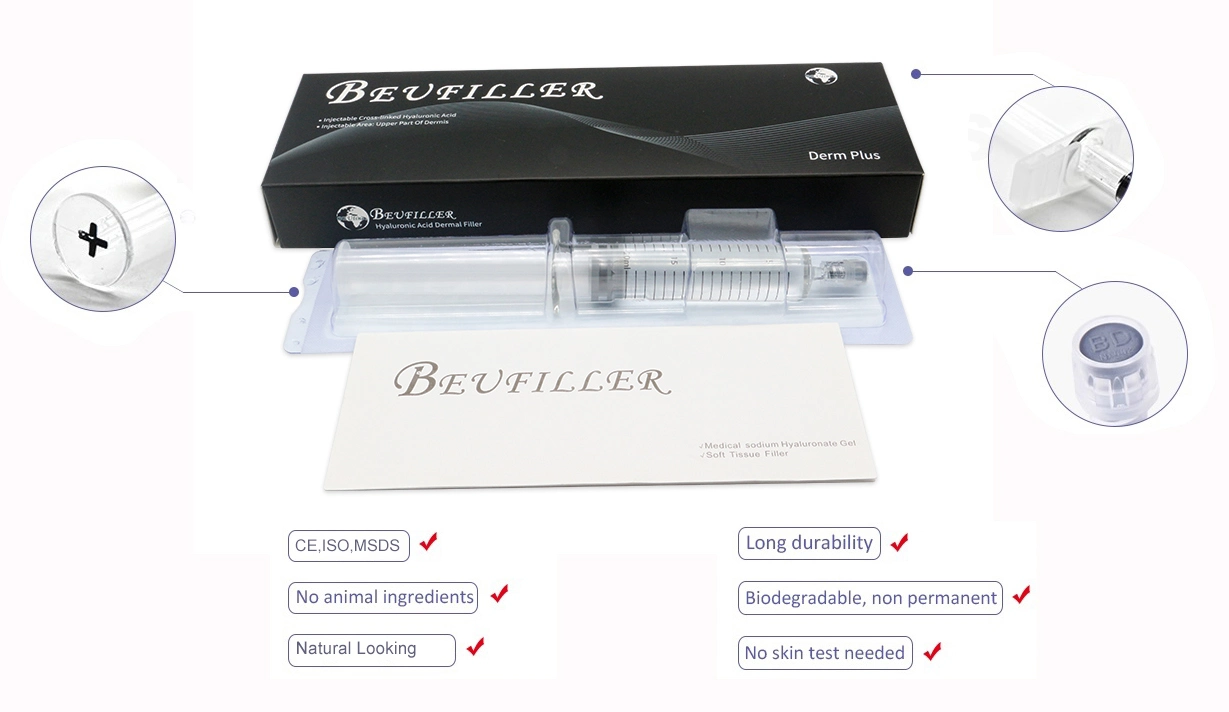 Derm Biotechnology Small Molecule 20ml/Mg Filler Hyaluronic Acid for Hyaluron Pen 20mg with Logo with Lido