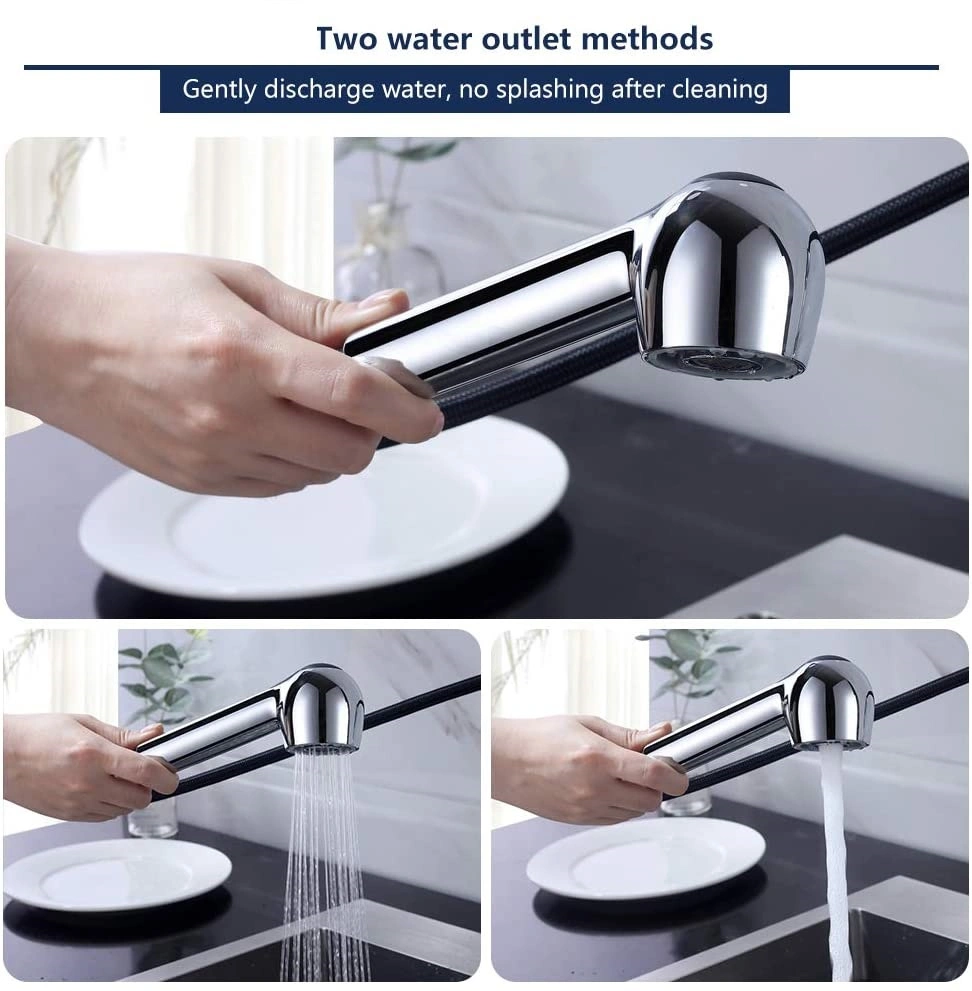 Sink Kitchen Faucet Hand Shower 2 Functions Spray High Pressure Shower Head