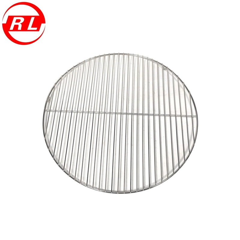 Sliver circulaire clôture en acier inoxydable Grill Net pour barbecue en plein air