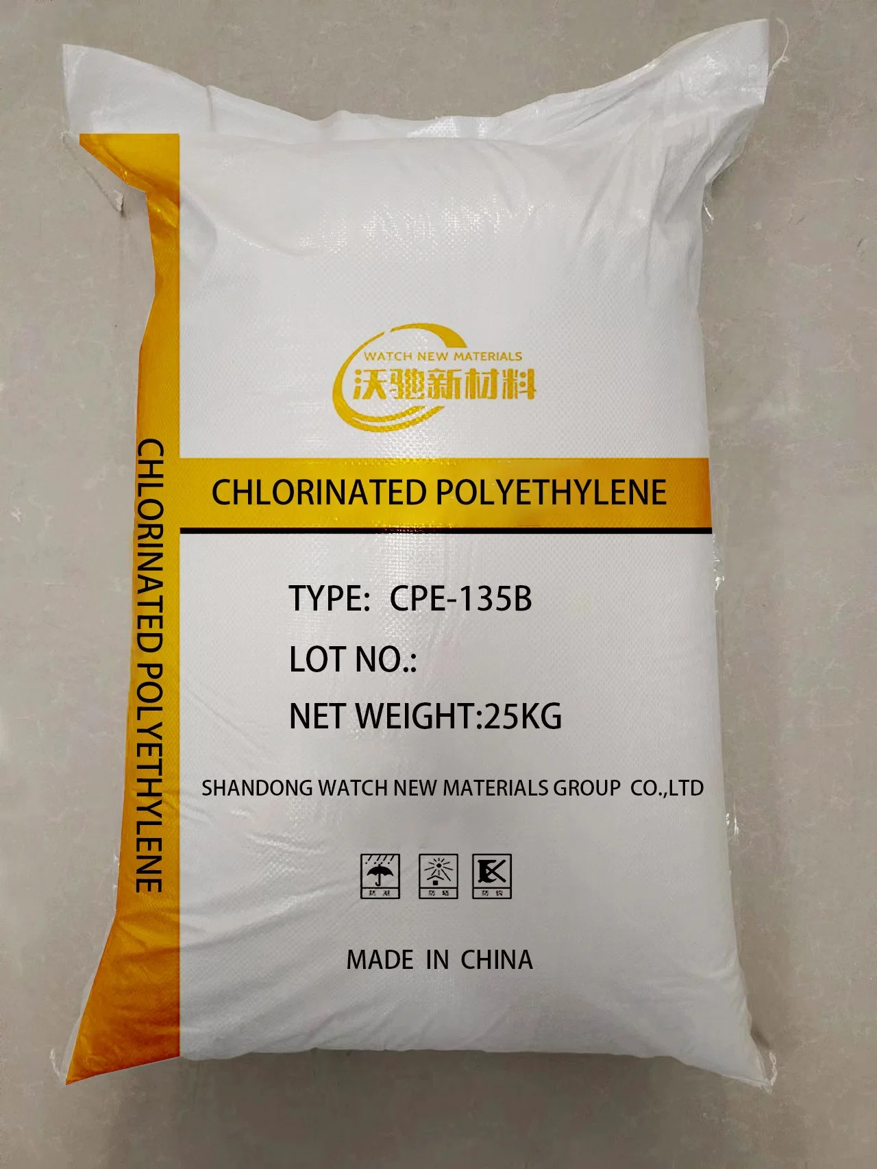 Fournisseur de polyéthylène chloré CPE 135b de haute qualité pour fil et Câble