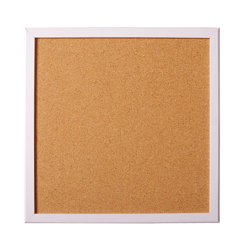 12 Inch Hot Sale 4 Pack Wall Mounting Cork Bulletin Tiles in Wooden Frame