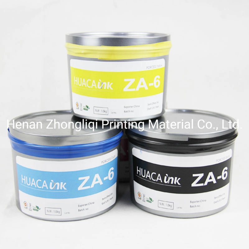 Zhongliqi Art Paper Pigment Ink Blatt Fed Offset Ink