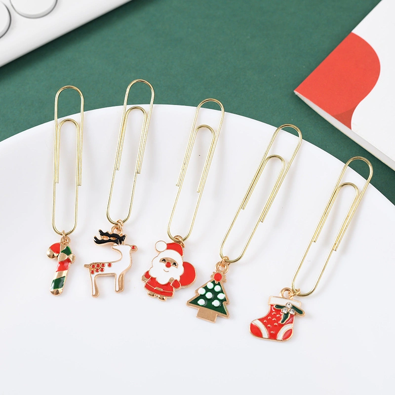 Creative Christmas Stationery Series Exquisite Office Paper Clip