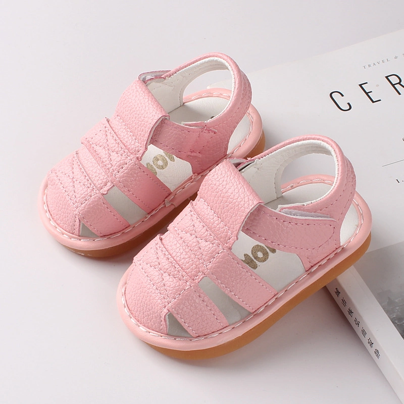 Venta caliente Baby Shoes Verano EW Moda Zapatos de piel