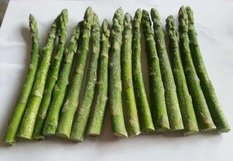 IQF Frozen Green Asparagus Spears Cuts Grade A