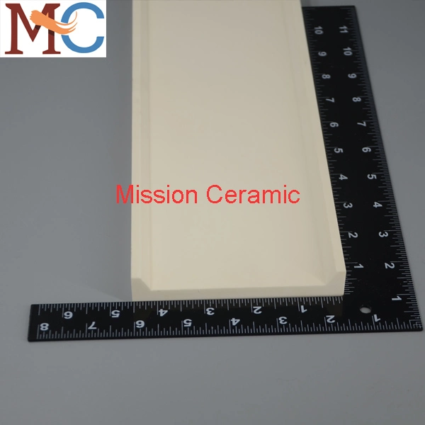 White Round Block Alumina Ceramic Plate