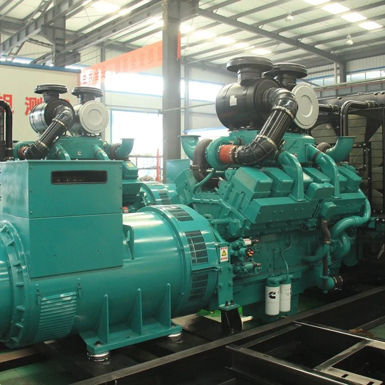 Hochspannung 1500kVA/1200kw Silent Diesel Generator groß umweltfreundliche automatische Stromerzeugung Set mit ATS-Schrank mit zwei Frequenzen 50Hz/60Hz