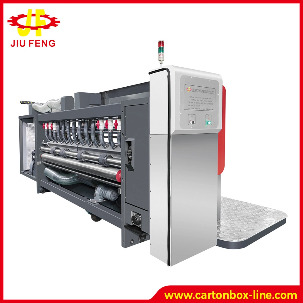 Máquina de Carton Jiufeng G5 Escalho Automático de impressão Flexo de alta velocidade Máquina de corte de solda Máquina de papel Máquina de embalagem de Cinton