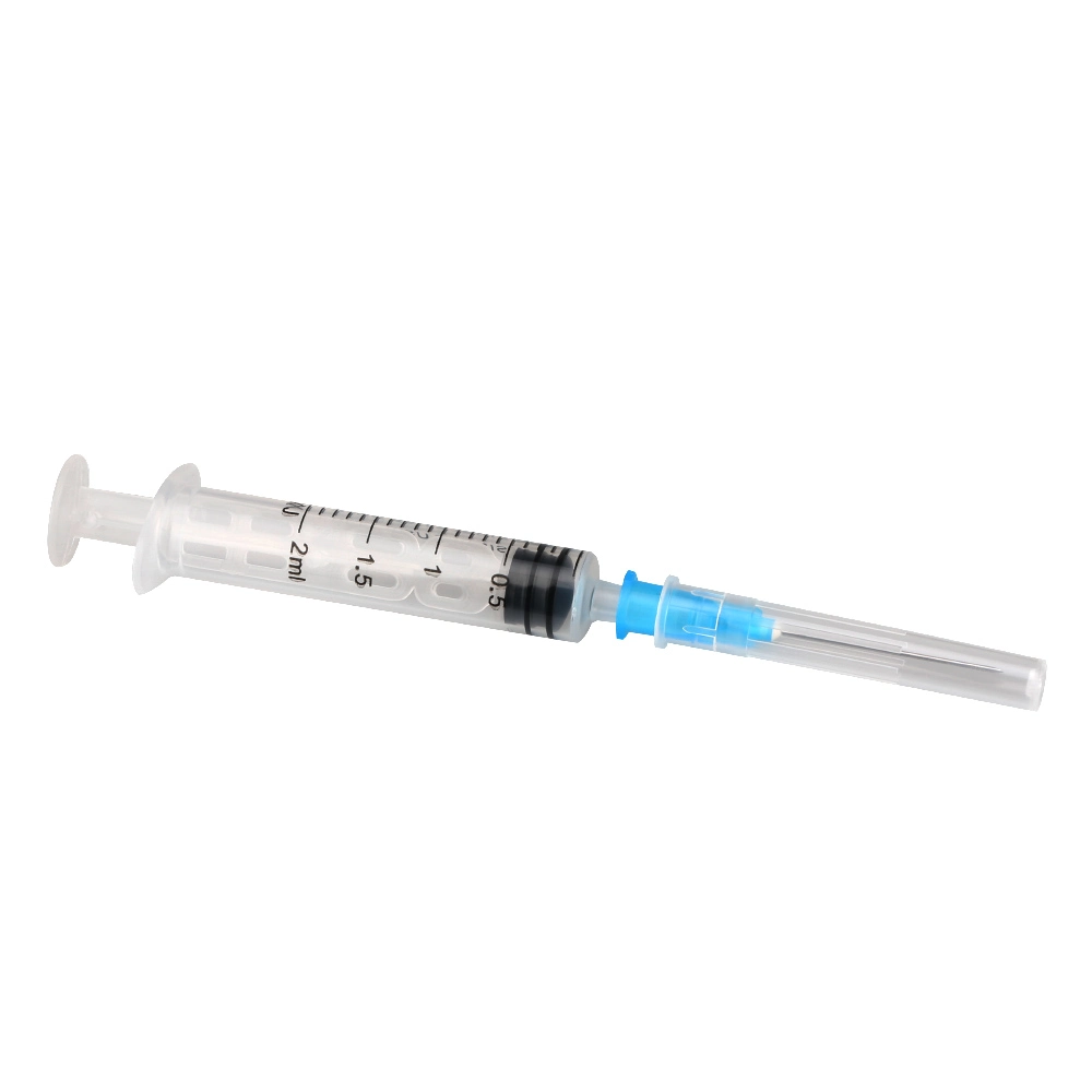 Disposable Plastic Medical Veterinary Injection Syringe with Needle