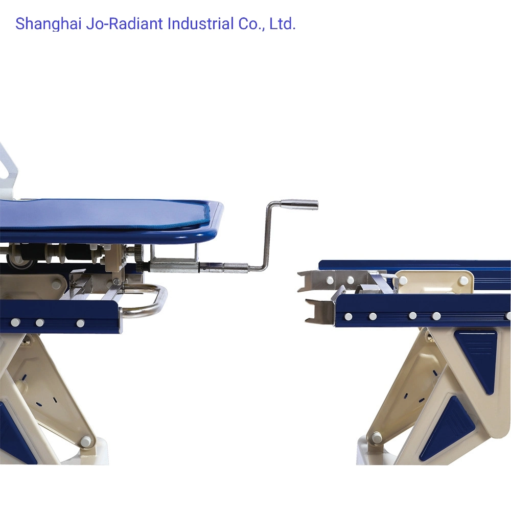 Carro para camillas de transporte manual del paciente en el hospital