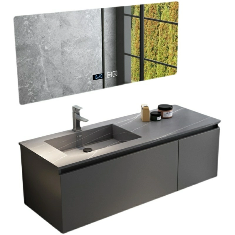 MDF Wash Vanities Bathroom Vanity Plywood Cabinets with Mirror