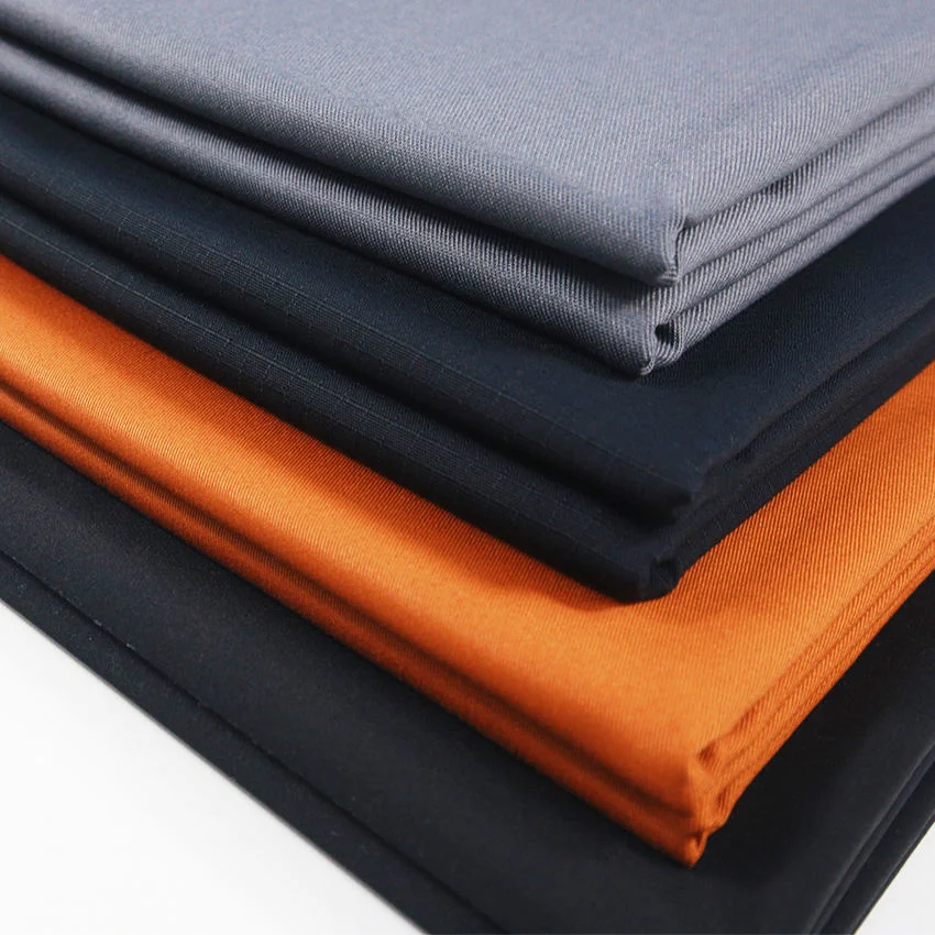 Breathable Poly Cotton Elastic Polyester Spandex Fabric for Clothing