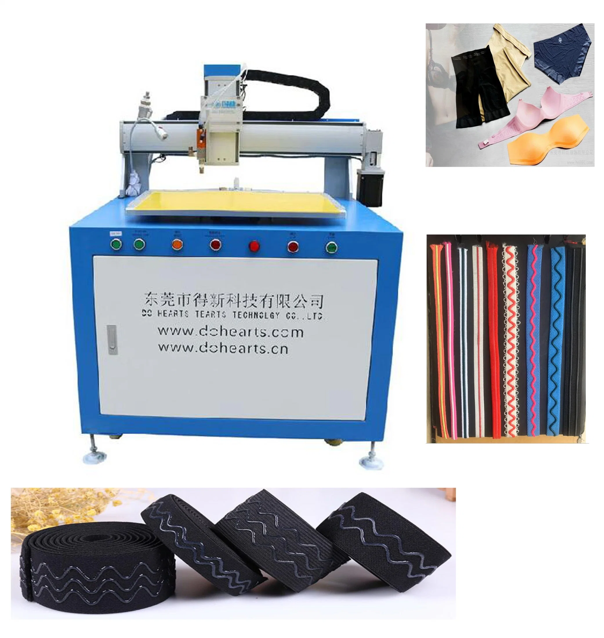 Circle Automatic Liquid Silicone Coating Machine for Underwear Anti-Slip