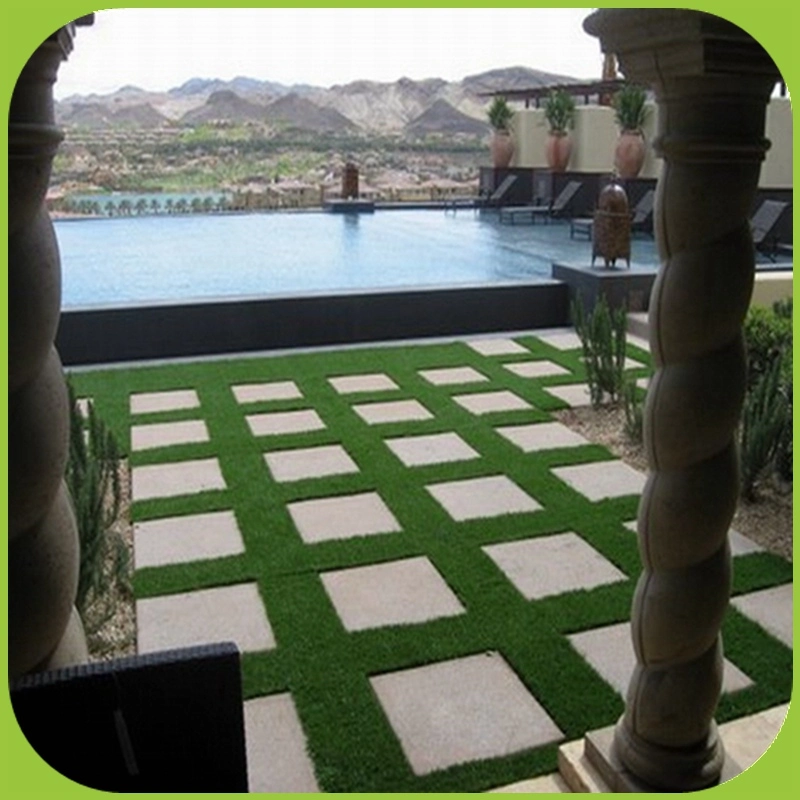 Unique Design Beautiful Landscape Artificial Grass Emerald & Lime Bi-Colour