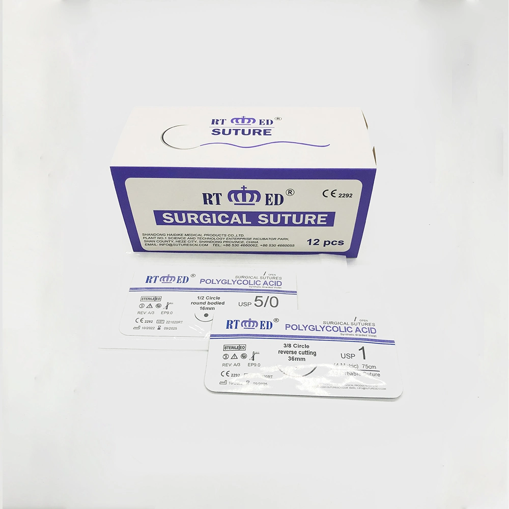 Disposable Medical Supplies PGA Surgical Suture/Absorbable Surgical Suture