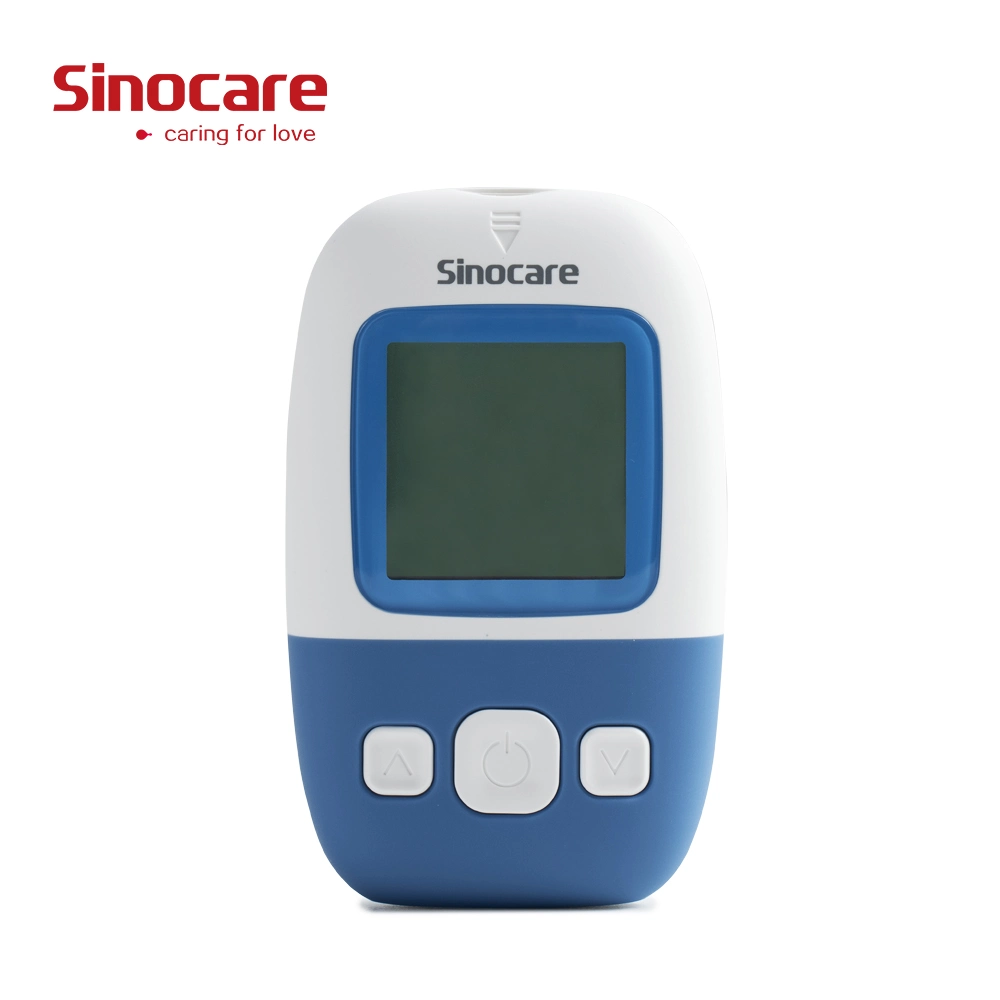 Sinocare Código Medidor de azúcar en sangre Diabetes gratis monitores Kit medidor de glucosa en sangre glucómetro
