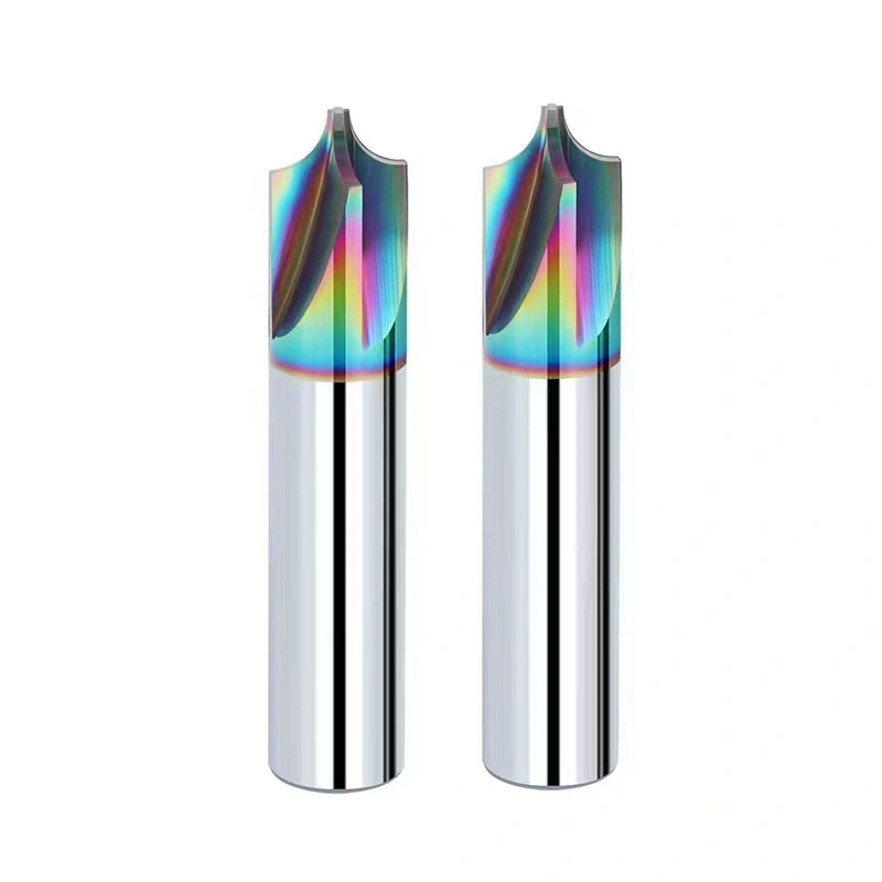 China High Speed Machine Solid Carbide 4 Flutes 45 Degree End Mill Bit Milling Cutter Carbide High Precision 4 Flutes Flat End Mill Tools