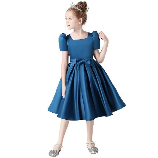 Wholesale Elegant Adjustable Girls Party Dress Girls Wedding Birthday Party Dress