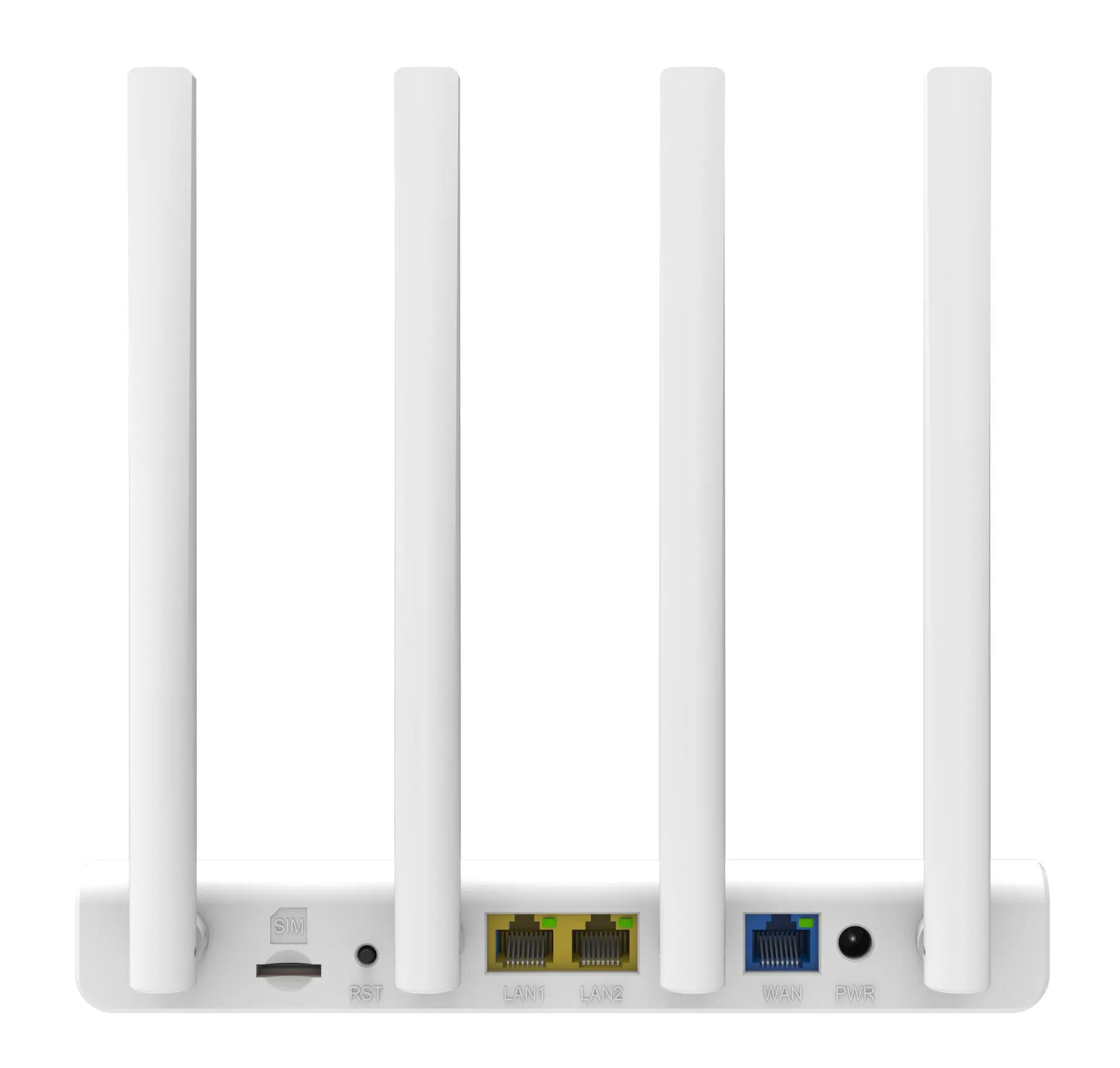 O Wi-Fi6 5G CPE com antena externa, 5g Router com slot para cartão SIM, Plug and Play