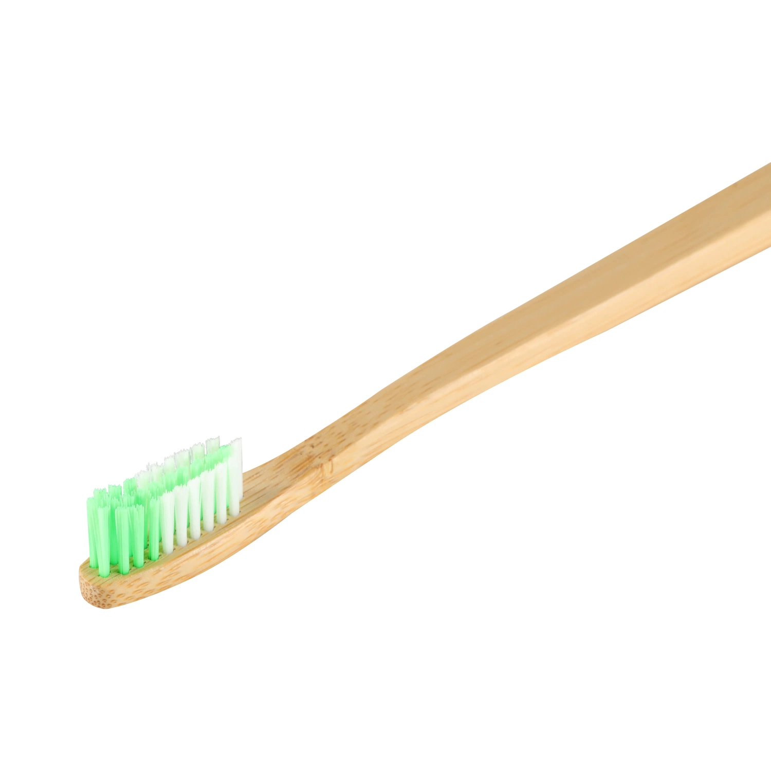 Popular Sales Round-Edged Flat Bamboo Toothbrush Adult Hotel Disposable Supplies Environmental Bamboo Toothbrush