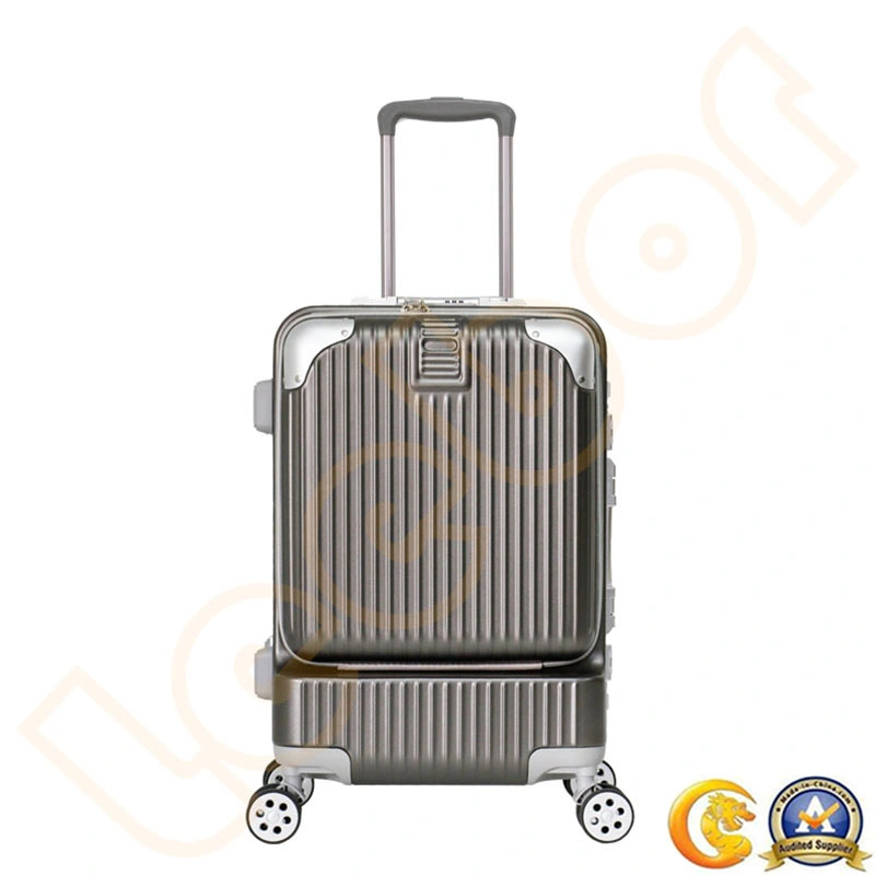 Computer Luggage 20 Inch Aluminium Frame Trolley Business Luggage (L-L8108)