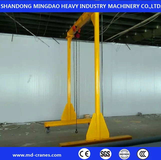 Small Portable Rackless Mobile Workshop 3 Ton 5 Ton 3 Ton Adjustable Height Mini Movable Gantry Crane with Low Price and High quality/High cost performance 