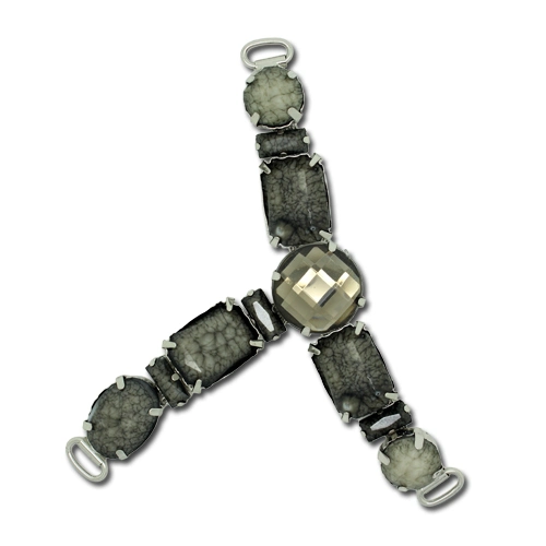 Manufacture New Design Metal Shoe Buckle Clip Buckle Chain Flower