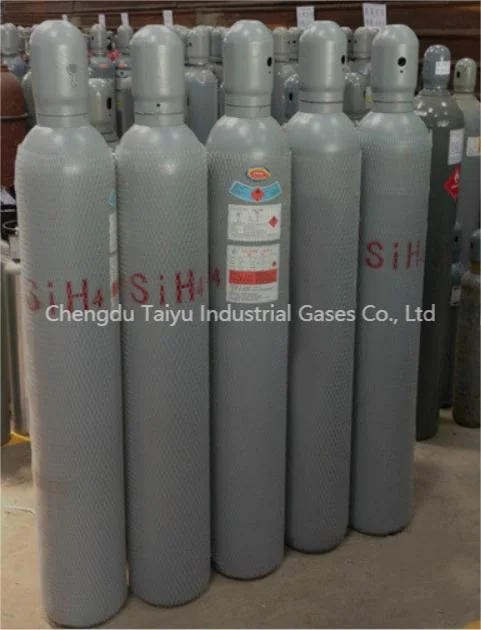 99.9999% High Purity Electronic Gas Sih4 Silane Gas 10kgs