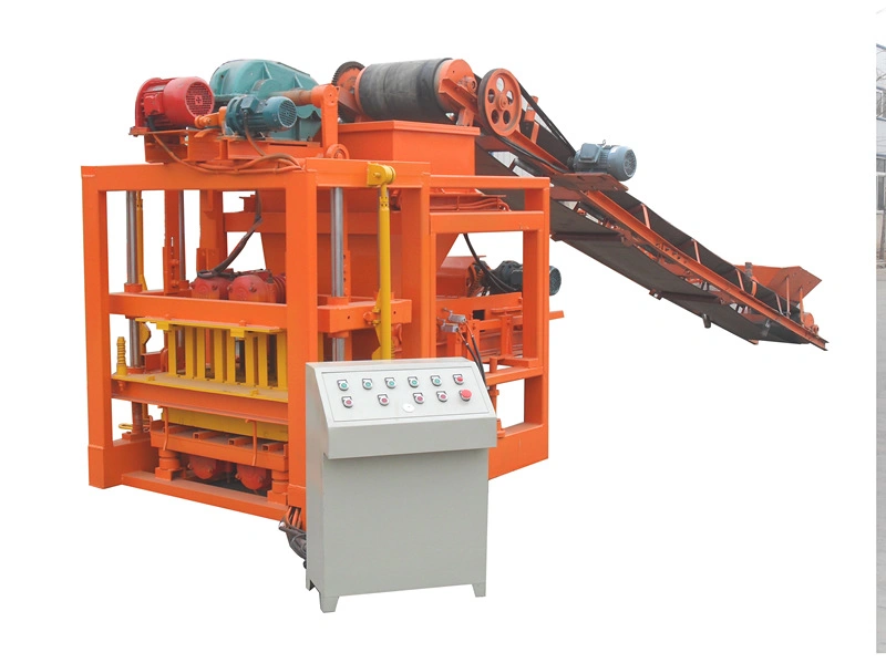 Qtj4-24 Concrete Hollow Block Brick Making Maker Machine Equipment Price