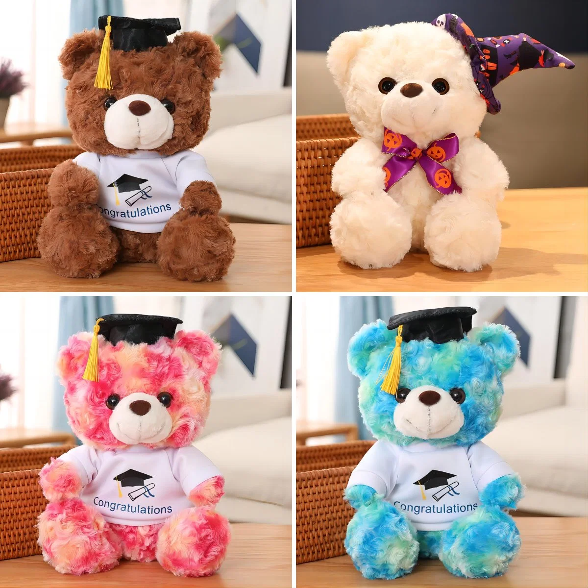 OEM Factory Customized Soft Plush Teddy Bear Doll Wholesale/Supplier Teddy Bear Gift Graduation Bear Custom Teddy Bear Toy Graduation Teddy Bear Manufacturer in China